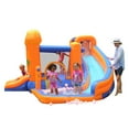 thumbnail image 2 of Gift For Kids 4 in 1 Inflatable Bounce House Kids Bounce Castle Include Trampoline, Slide, Water Pool, Climbing Wall with Carrybag, Repair Patches, 2 of 9
