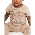 thumbnail image 5 of Disney Baby Wishes + Dreams Character Infant Baby Short Sleeve Bodysuits, 3-Pack, Sizes Newborn-12 Months, 5 of 10