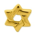 thumbnail image 2 of Fancy Bead Yellow Sterling Silver Themed 10 mm 9.09 Gold-Plated Reflections Star Of David Bead, 2 of 3
