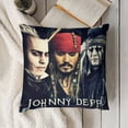 thumbnail image 3 of Johnny Depp Pillow Case Soft Pillow Cover Pillowcase Decorative Cushion Cover Home Decor 20 "x20 ", 3 of 8