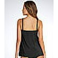thumbnail image 2 of Illusionist Mirage Underwire Tankini Top Color: Black Size: 8, 2 of 3