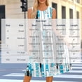 thumbnail image 3 of Zedker Floral 2026 Summer Dresses for Women Casual Sleeveless A-Line Pleated Midi Sun Dresses Casual Beach Flowy Tank Dresses with Pockets Blue Size S-XXL, 3 of 7