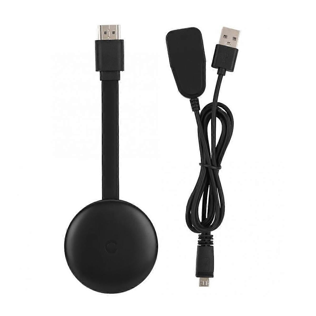 Round Wireless Display Adapter 4K -Compatible Wireless Display Adapter Dual Band WiFi Wireless Display ...