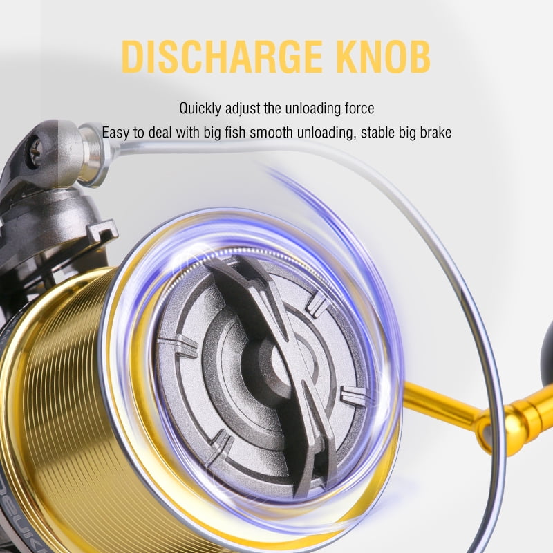 New Carp Fishing Reel Spinning Strong Drag 20kg Molinete Carretilha De Pesca Olta Makaralar Sea Reels Accessories Surfcasting