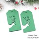 thumbnail image 3 of Etiquetas Kraft para manualidades navideñas, etiquetas de papel para envolver regalos, etiquetas colgantes, tarjetas de papel con ciervos de Papá Noel, suministros para fiestas de Navidad y Año Nuevo, 3 of 5