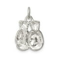 thumbnail image 4 of Sterling Silver Boxing Gloves Charm QC763, 4 of 4