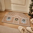 thumbnail image 7 of Natural Gingerbread House Outdoor Coir Doormat, 24x16 Inch Irregular Shape Welcome Mat, Non-Slip Dirt Trapper for Front Door, Porch, Winter Christmas Decor, 7 of 7