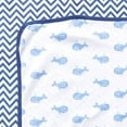 thumbnail image 2 of Hudson Baby Infant Boy Cotton Swaddle Blankets, Whale, One Size, 2 of 2