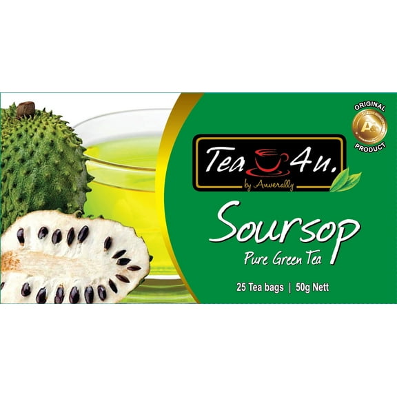 Tea4U Green Tea Bags with Soursop