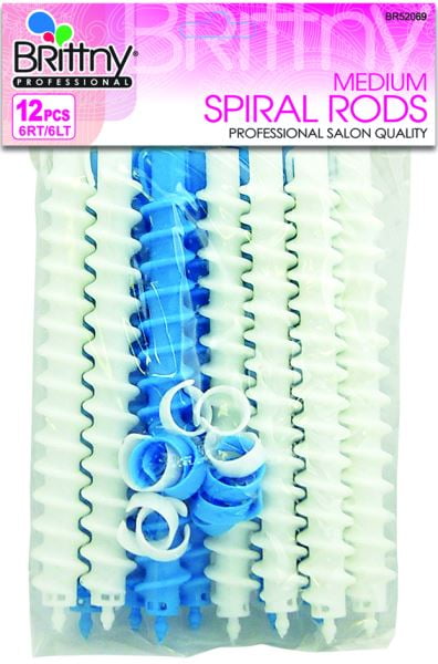 Brittny Spiral Rods-12 Count, Medium