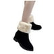 thumbnail image 2 of NECHOLOGY Botas Mujer Adulto Femenino Zapatos Botines mujer Botas Nieve Invierno Tobillo Botas de suela gruesa Zapatos Invierno Corto Mujer Botas de mujer (Black, 8), 2 of 6