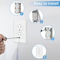 thumbnail image 4 of shiyou-20 Pcs Outlet Spacers for Electrical Box Wall Plate Receptacle Spacers Shims Leveler for Electrical Boxes Fixing Walls Sockets and Electrical Boxes, 4 of 4