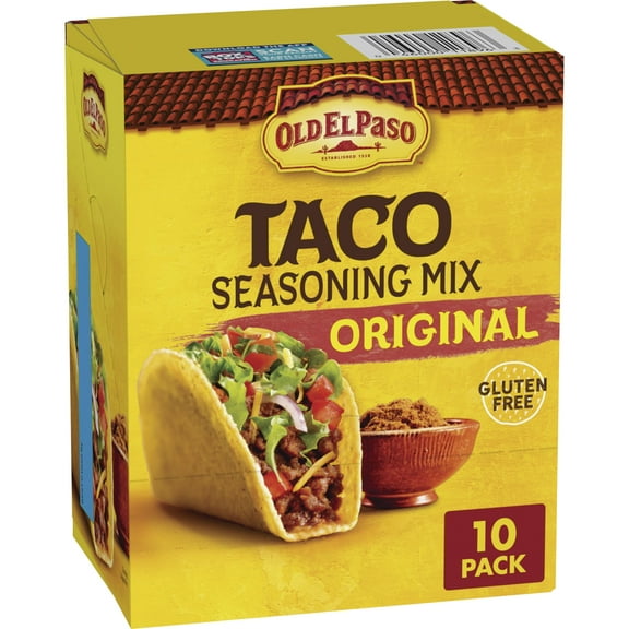 Old El Paso SCH4 Original Taco Seasoning Mix 10 Pack