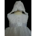 thumbnail image 5 of NEW INFANT GIRL & TODDLER CHRISTENING BAPTISM FORMAL DRESS, CAPE, HAT 18-30 M, 5 of 7