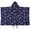 Alien Rocket Deep, variant on Alien Rocket Deep Purple Pattern Teens Hooded Bath Towel Wrap for Ages 3 To 12,Quick Dry Lightweight Soft Microfiber Bath Beach Pool,50"x30"