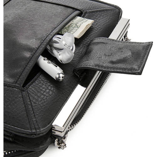 LENCCA Esvivina Women's Universal Protective Carrying Purse with Adjustable Strap for Tablet Devices up to 8" - 8.4"