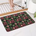 thumbnail image 4 of Pioneer Flower Floral Print Pattern Bathroom Rugs Mat, Non Slip Microfiber Bathroom Rug with Rubber Backing, Soft Mats for Bathroom Floor Tub Shower, 17"x27", 4 of 5
