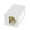 White, variant on High Performances Ethernet Extender RJ45 Coupler Gold Plated Contacts Shielded Design For Cat6 Cat5 Cables 1000Mbps