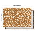 thumbnail image 5 of Chic Leopard Print Table Mats Set of 6, Flax Linen Heat Resistant Wrinkle Free with Cheetah Pattern, Polka Spots for Fashion Dining Decor, 5 of 5