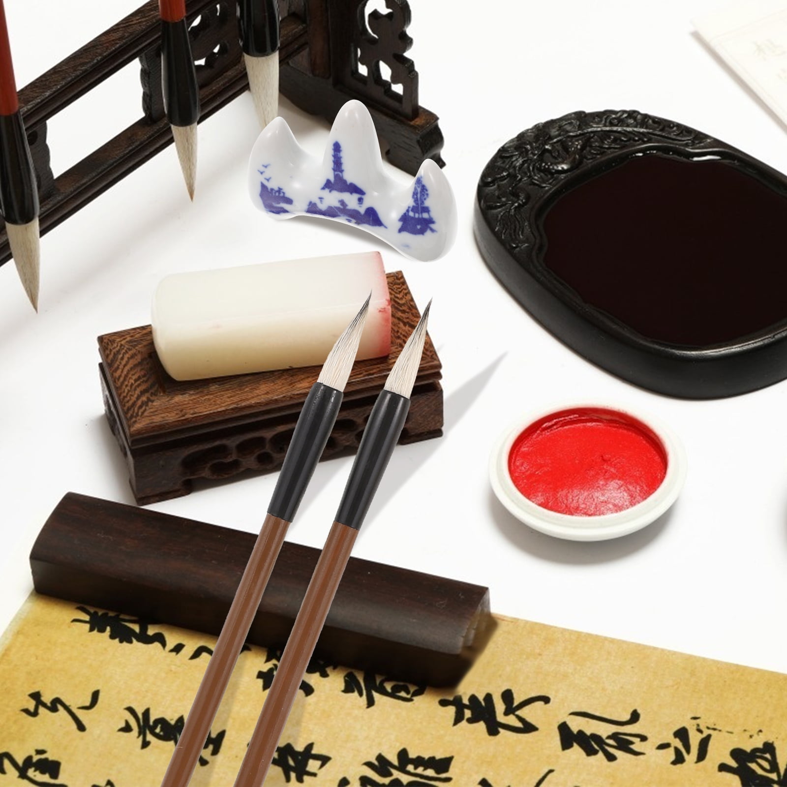 WORGEOUS Calligraphy Four Treasures of The Study Set Student