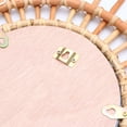 thumbnail image 5 of WHAMVOX Beige Wicker Weave Design Wall Hanging Mirror for Home Decor and Photography Props, Glass Material, 5 of 5