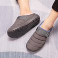 thumbnail image 5 of Men's Cotton Slippers Warm Winter Non-slip Shoes, 5 of 5