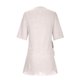 thumbnail image 3 of Puntoco Vestido De Manga Corta Con Cuello En V, Moda De Verano Para Mujer, Diseño Con Cordones, Cuello En V, Vestido Informal Suelto De Algodón Y Lino, Color Sólido, Blanco M, 3 of 5