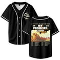 thumbnail image 2 of Josiah Queen My Promised Land Tour 2025 Merch Baseball Jersey V-Neck Shirt Women Men Short Sleeve Streetwear Clothes, 2 of 3
