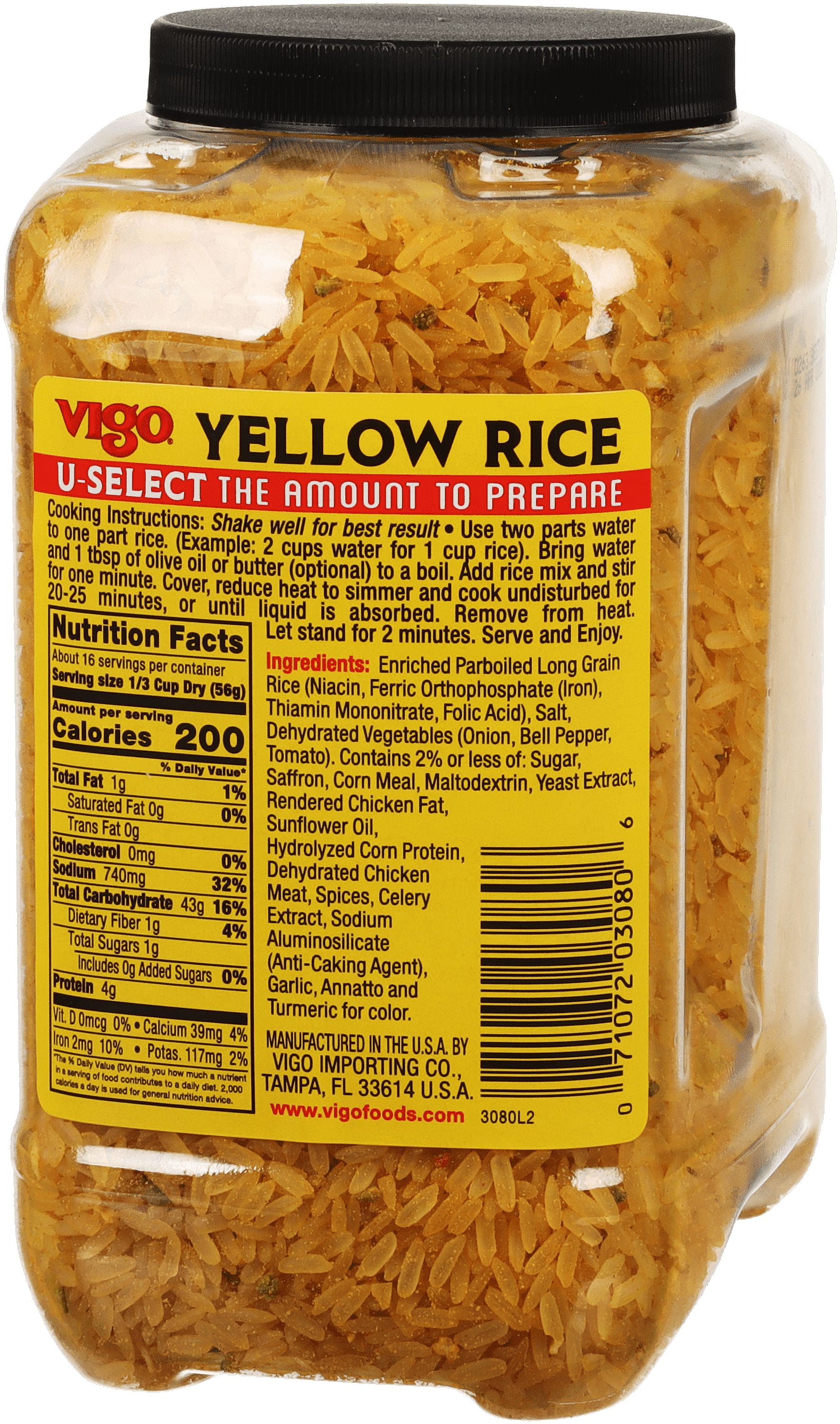 (2 pack) Vigo Saffron Yellow Rice, 2 lb, Allergens Not Contained