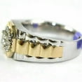 thumbnail image 2 of Halo 2Ct Round Cut Lab-Created Men's Engagement Ring 14K Yellow Gold Plated, 2 of 3