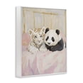 thumbnail image 2 of Stupell Industries Modern Baby Panda & Tiger Cuddles White Framed Giclee Art, 11 x 14, by The Prints Vibe, 2 of 8