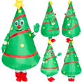 thumbnail image 5 of Disfraz inflable de árbol de Navidad BRILLAR accesorios para muñecos de Papá Noel Rojo Verde, 5 of 5