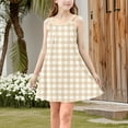 thumbnail image 5 of THDHVS Dresses for Girls,Girls Dress,Girls and Toddlers' Knit Sleeveless Tank Play Dress Khaki 7-8 Years, 5 of 8