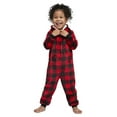 thumbnail image 3 of Jolly Jammies Toddler Buffalo Plaid Matching Family Pajamas Union Suit, Sizes 2T-5T, 3 of 13