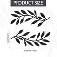 thumbnail image 2 of ZeenArt Metal Tree Leaf Wall Decor Vine Olive Branches Wall Sculpture, 2 Count, 2 of 7