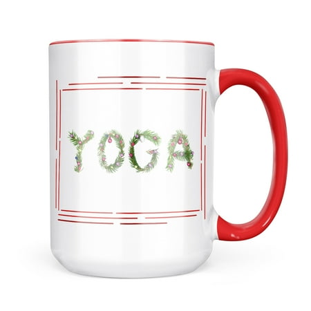 

Neonblond Yoga Christmas Tree Branch Mug gift for Coffee Tea lovers