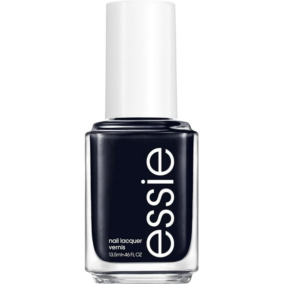 Essie Nail Polish, Salon-Quality Blue Black Nail Polish, Vegan, After School Boy Blazer, 0.46 fl oz