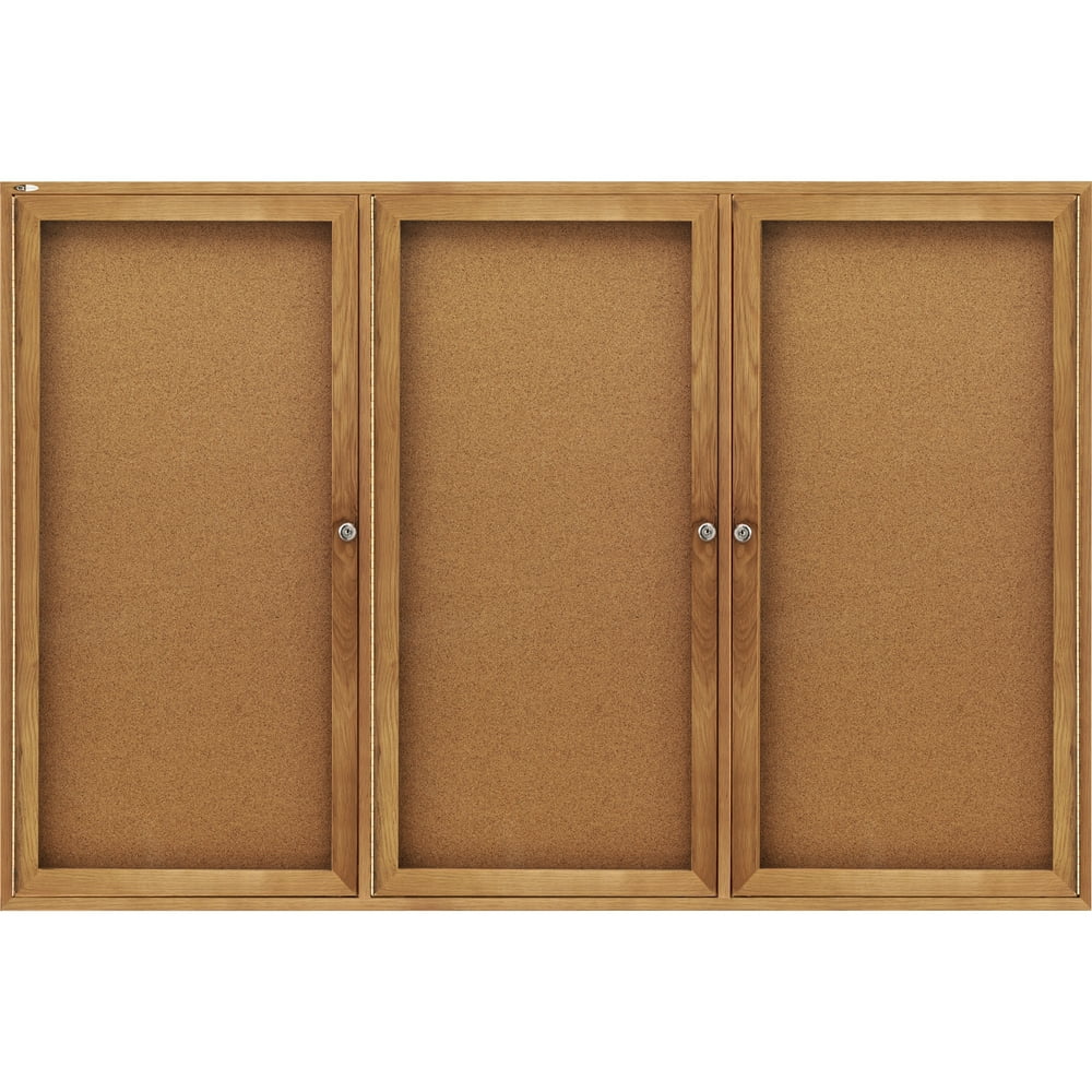 Quartet Enclosed Bulletin Board for Indoor Use, 1 / Each (Quantity