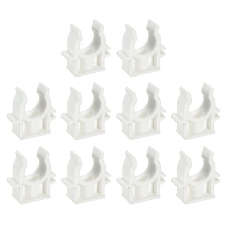 

PVC Water Pipe Clamps 50 Pack Fit for 16mm(5/8 ) OD Hose U-Shaped Pipe Clamps Clips