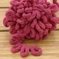 thumbnail image 3 of JubileeYarn Fun Finger Loops Yarn - 100g/Skein Jumbo Polyester - Dusty Maroon - 4 Skeins, 3 of 6
