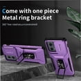 thumbnail image 3 of Funda para GANGXUN Motorola edge 5G 2024 - Soporte metálico, Función magnética, Morado, 3 of 5