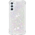 thumbnail image 2 of Slim Fit Phone Case for Samsung Galaxy A54 5G, Glitter Liquid Quicksand Effect Silicone Soft TPU Case with Camera Lens and Screen Protection for Galaxy A54 5G,LSWT Colorful, 2 of 6