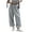 Gray, variant on Women's Sweatpants with Pockets and Elastic Waist Solid Color Street Style Loose Casual Comfort Pants