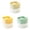 Beige+Yellow+Green, variant on 1 Pack Silicone Ice Ball Maker Mold with Lid - 2.67 Inch Large Round Ice Trays, Stackable Easy Release Ice Spheres for Freezer, Green