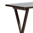 thumbnail image 4 of PJ Wood Folding TV Snack Tray Table Desk Stand, Espresso (4-Piece Set), 4 of 11