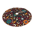 thumbnail image 2 of Kll Colorful Mexican2 Christmas Tree Skirt 30",Party Decorations Farmhouse For Christmas Decorations Holiday Party, 2 of 8