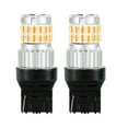 thumbnail image 1 of Juego de 2 bombillas LED intermitentes para luces de freno y de marcha atrás de coche Amarillo 7443, 1 of 8