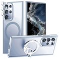 thumbnail image 1 of For Samsung Galaxy S24 Ultra Magnetic Case Kickstand Phone Cover With Lens Protector, 1 of 5