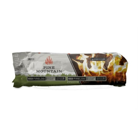 Pine Mountain 4-Hour, 3.7lb Firelog with Clean Burn Technology, 6 Count