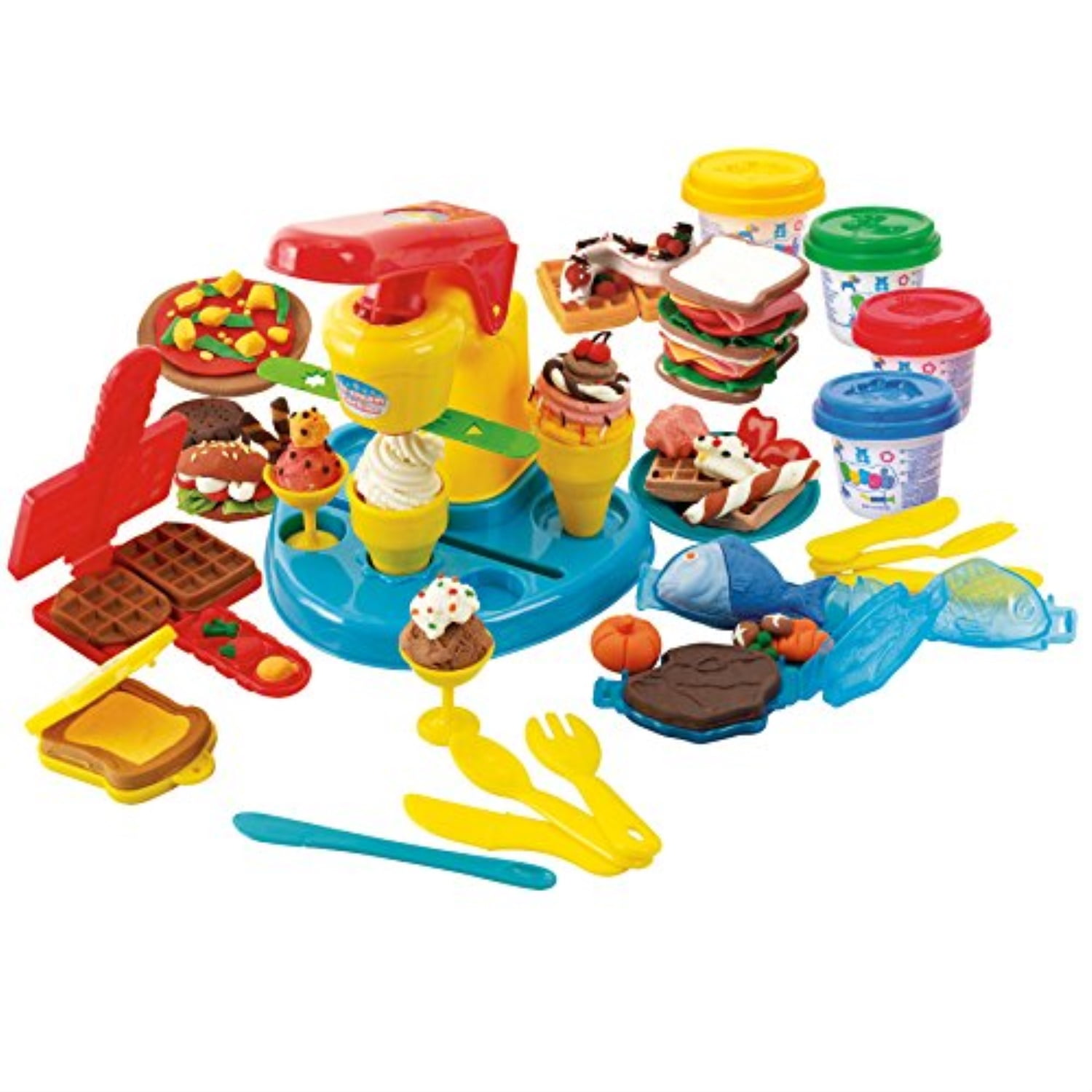 playgo food court clay dough